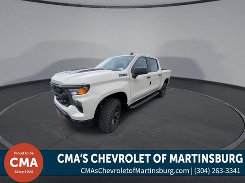 White Sand 2026 Chevrolet Silverado 1500 Custom Trail Boss
