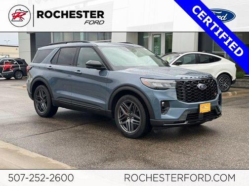 Vapor Blue Metallic 2025 Ford Explorer ST