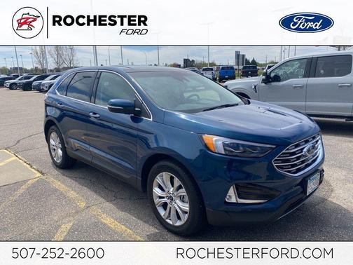 Dark Persian Green Metallic 2020 Ford Edge Titanium