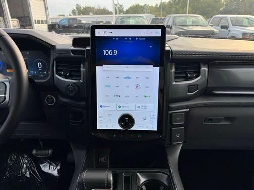 Space White Metallic 2025 Ford F-150 Lightning Flash