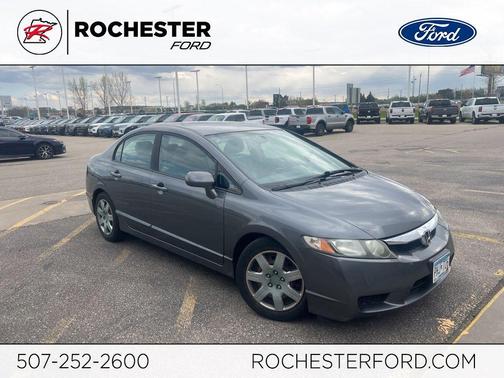 Gray 2011 Honda Civic LX