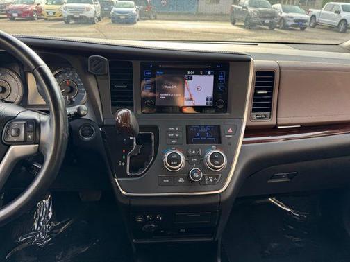 Midnight Black Metallic 2017 Toyota Sienna Limited Premium