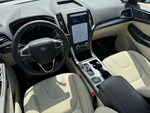 Stone Blue Metallic 2022 Ford Edge Titanium