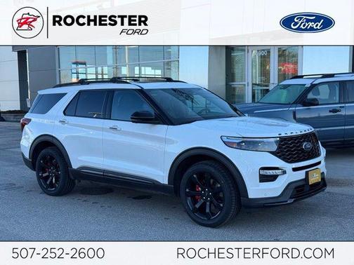 Star White Metallic Tri-Coat 2023 Ford Explorer ST