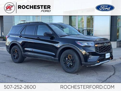 Agate Black Metallic 2026 Ford Explorer Tremor