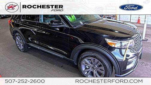 Agate Black Metallic 2023 Ford Explorer XLT