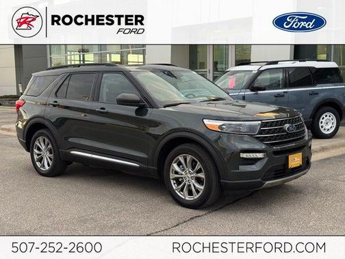 Forged Green Metallic 2023 Ford Explorer XLT
