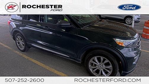 Forged Green Metallic 2023 Ford Explorer XLT