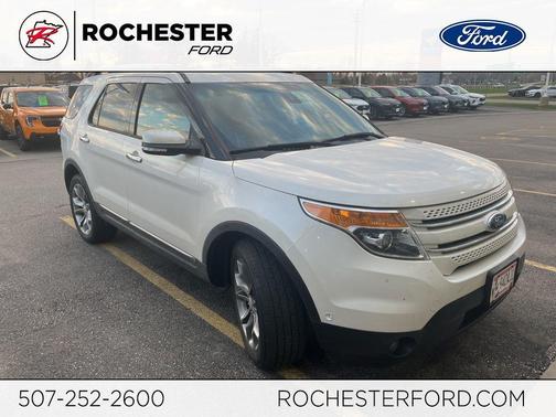 White Platinum 2014 Ford Explorer Limited