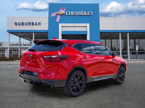 Red Hot 2021 Chevrolet Blazer RS