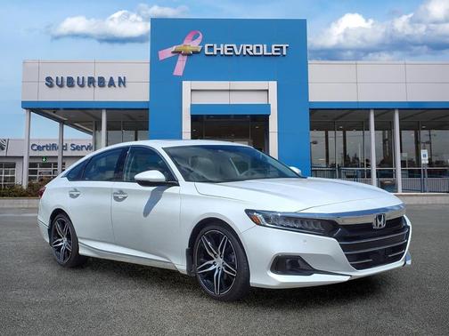 Platinum White Pearl 2022 Honda Accord Touring 2.0T