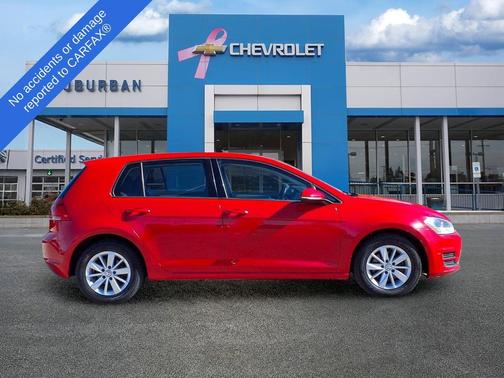 Tornado Red 2016 Volkswagen Golf TSI S 4-Door