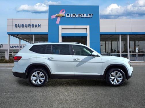 Pure White 2018 Volkswagen Atlas 3.6L SEL