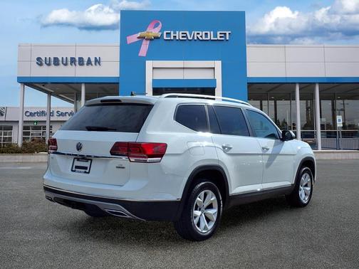Pure White 2018 Volkswagen Atlas 3.6L SEL