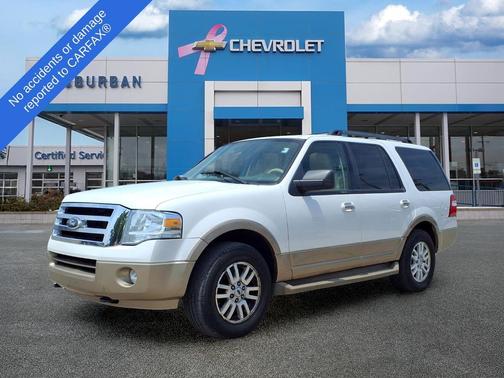 White Platinum Clearcoat Metallic 2014 Ford Expedition XLT