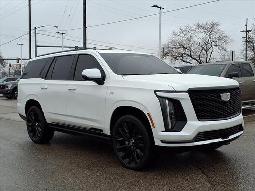 Crystal White Tricoat 2025 Cadillac Escalade Sport Platinum