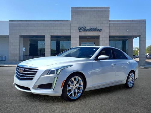 Crystal White Tricoat 2017 Cadillac CTS 3.6L Premium Luxury