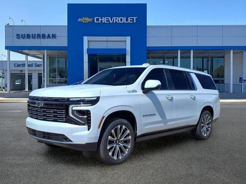 Polar White Tricoat 2026 Chevrolet Suburban High Country, 4WD