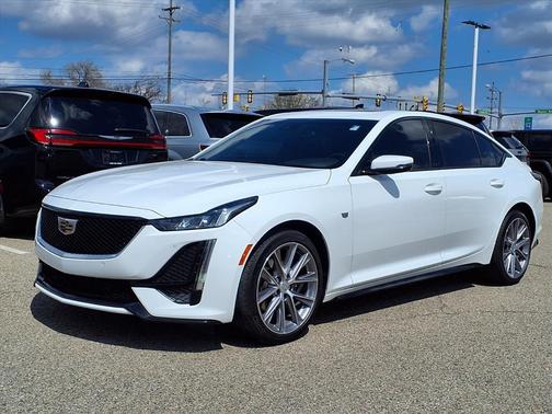 Summit White 2023 Cadillac CT5 Sport