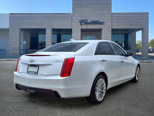 Crystal White Tricoat 2019 Cadillac CTS 2.0L Turbo Luxury