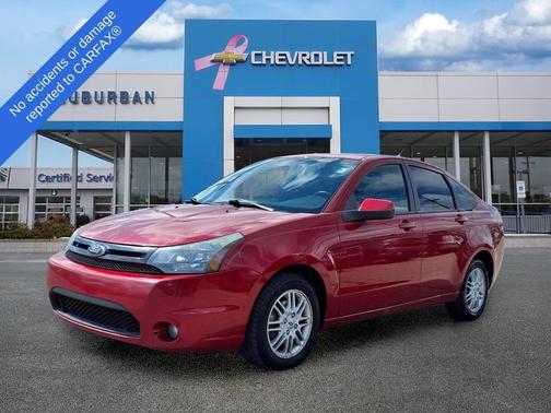 Sangria Red Metallic 2010 Ford Focus SES