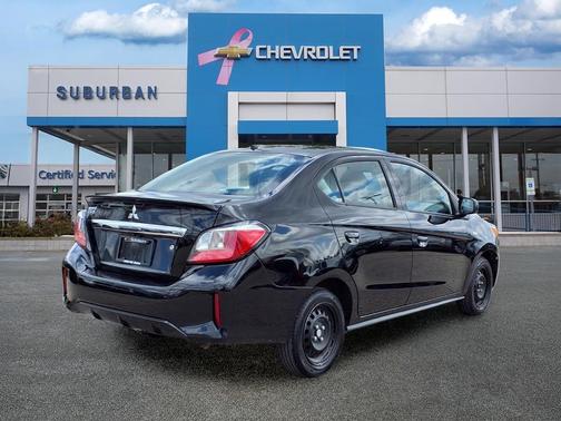Jet Black Metallic 2024 Mitsubishi Mirage G4 LE