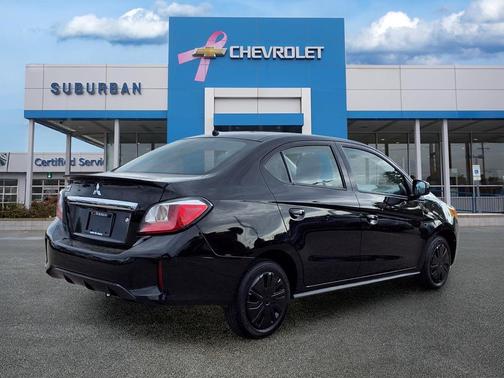 Jet Black Metallic 2024 Mitsubishi Mirage G4 LE