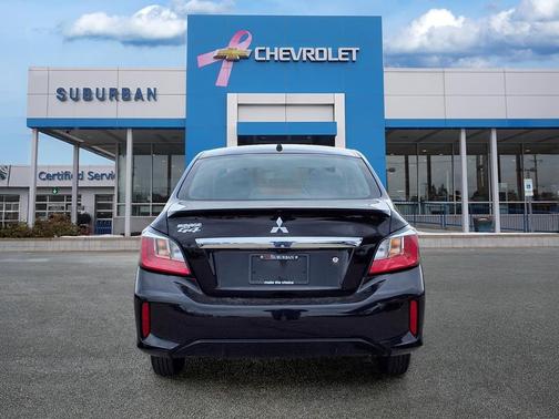 Jet Black Metallic 2024 Mitsubishi Mirage G4 LE
