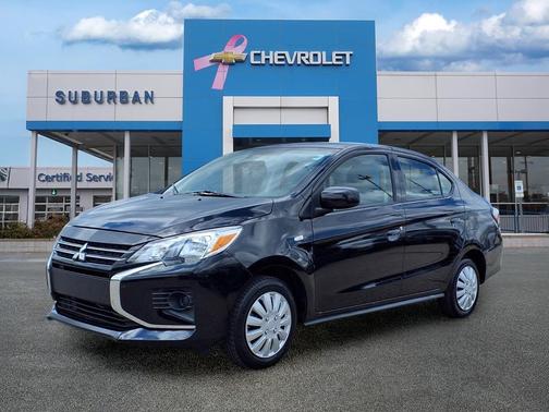 Jet Black Metallic 2024 Mitsubishi Mirage G4 LE