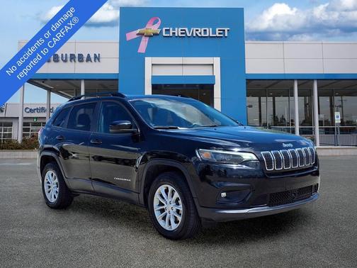 Diamond Black Crystal Pearlcoat 2022 Jeep Cherokee Latitude Lux