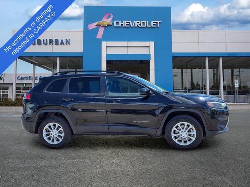 Diamond Black Crystal Pearlcoat 2022 Jeep Cherokee Latitude Lux