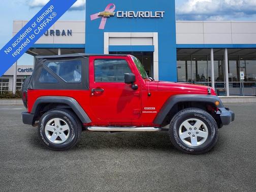 Flame Red Clearcoat 2010 Jeep Wrangler Sport