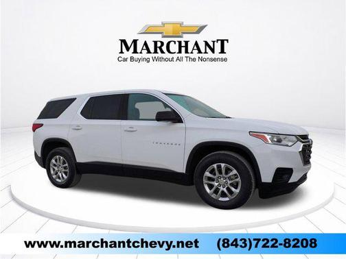 Summit White 2020 Chevrolet Traverse LS