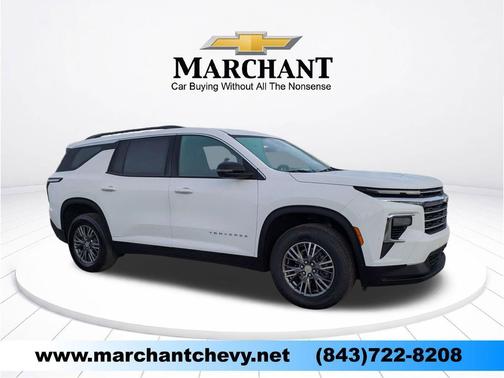 Summit White 2025 Chevrolet Traverse LT