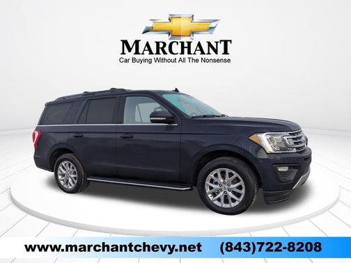 Antimatter Blue Metallic 2021 Ford Expedition XLT