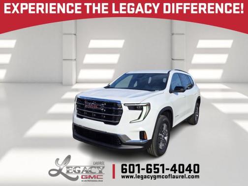 WHITE 2026 GMC Acadia Elevation FWD