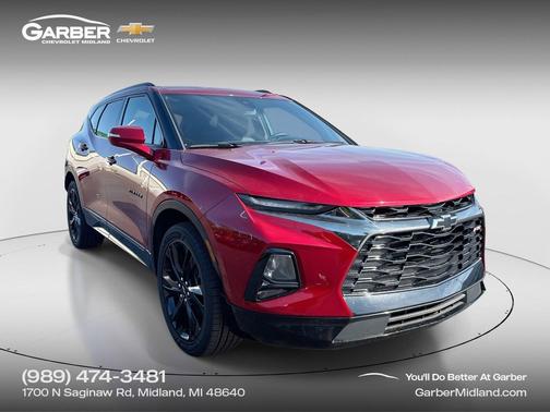 Cherry Red Tintcoat 2022 Chevrolet Blazer RS