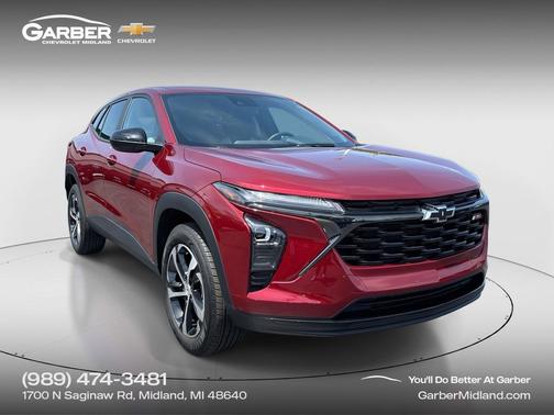 Crimson Metallic 2024 Chevrolet Trax FWD 1RS