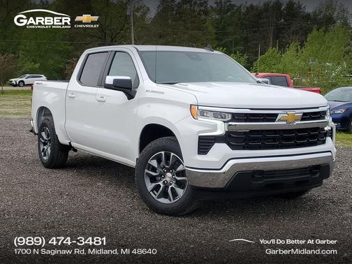 Summit White 2026 Chevrolet Silverado 1500 LT