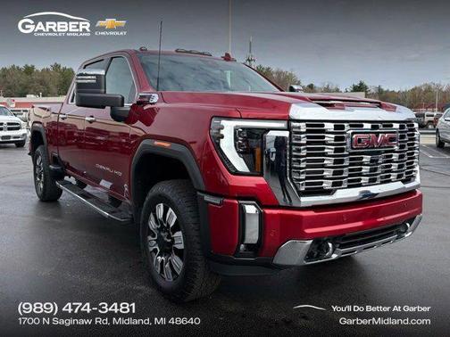 Volcanic Red Tintcoat 2024 GMC Sierra 2500 Denali
