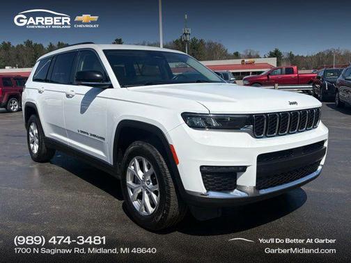 Bright White Clearcoat 2021 Jeep Grand Cherokee L Limited