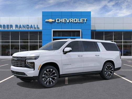Polar White Tricoat 2026 Chevrolet Suburban High Country, 4WD
