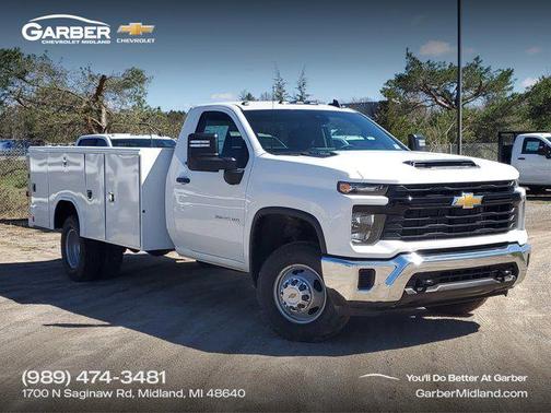 Summit White 2026 Chevrolet Silverado 3500 WT