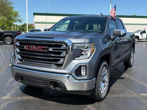 Satin Steel Metallic 2019 GMC Sierra 1500 SLT