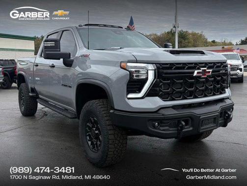Slate Gray Metallic 2024 Chevrolet Silverado 2500 4WD Crew Cab Standard Bed ZR2