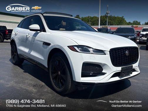 White 2022 Jaguar F-PACE S P250 AWD Automatic