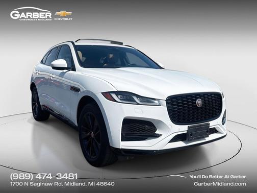 White 2022 Jaguar F-PACE S P250 AWD Automatic