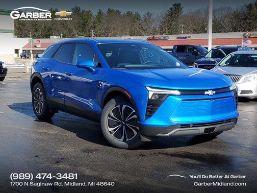 Riptide Blue Metallic 2026 Chevrolet Blazer EV AWD LT