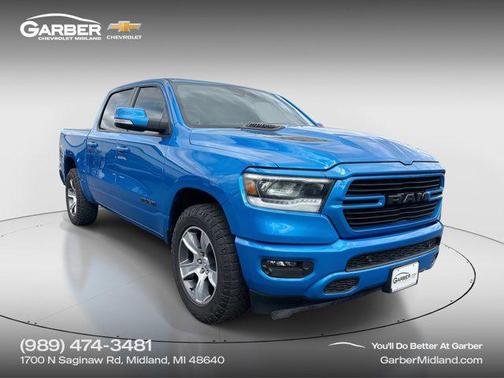 Hydro Blue Pearl 2021 RAM 1500 Sport