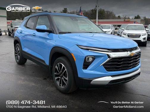 Fountain Blue 2024 Chevrolet Trailblazer LT